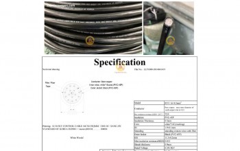 Cáp điều khiển Sangjin 16 core không lưới: Giải pháp hoàn hảo cho hệ thống truyền tín hiệu công nghiệp phức tạp